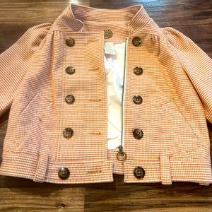 Anthropologie Houndstooth Jacket Size 6